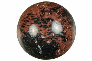 .9" Polished, Mahogany Obsidian Spheres