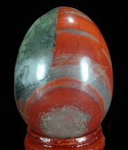 Polished Bloodstone Egg - India #66045