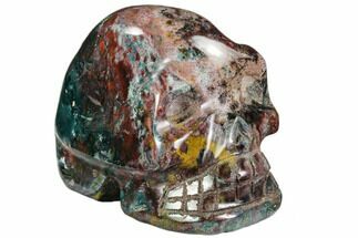 Polished Colorful Jasper Skull #108359