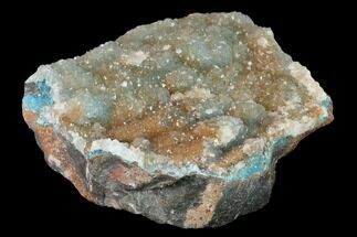 Quartz Crystal Encrusted Shattuckite - Congo #146712