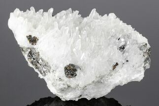 Quartz Crystal Cluster with Sphalerite - Peru #178357