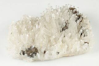 Quartz Crystals with Galena and Orpiment - Peru #195823