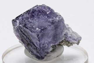 Purple Cubic Fluorite Crystal - China #205598