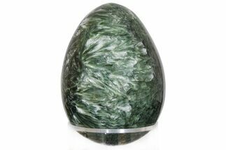 Polished Seraphinite Egg - Siberia #208678