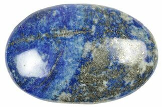 Polished Lapis Lazuli Palm Stone - Pakistan #250688