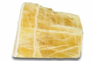 Polished Honeycomb Calcite Slab - Utah #264563