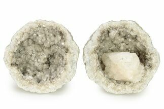 Keokuk Geode with Calcite Crystals - Massive Crystal! #274316