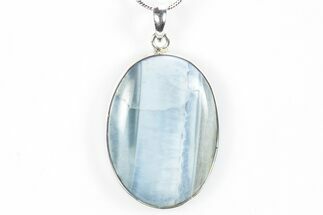 Owyhee Blue Opal Pendant - Sterling Silver #278429