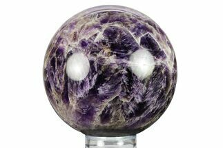 Polished Amethyst Sphere - Brazil #285037