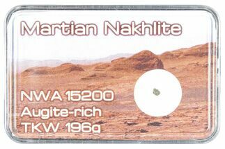 Martian Nakhlite Meteorite Fragment - NWA #288356
