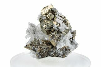 Quartz with Pyrite and Sphalerite - Peru #290189