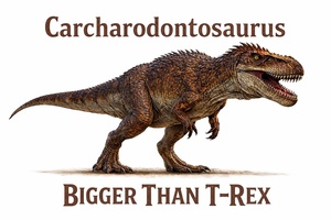 Carcharodontosaurus: A Theropod Dinosaur Bigger Than T-Rex