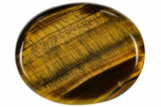 1.8" Polished Tiger's Eye Worry Stones
