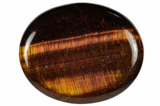 1.9" Polished Red Tiger's Eye Worry Stone