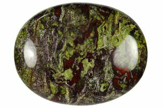 1.7" Polished Dragon's Blood Jasper Pocket Stone