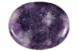 Polished Lepidolite Worry Stone