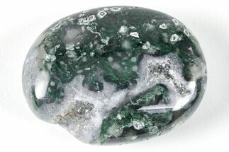 1.7" Polished Moss Agate Pocket Stones 