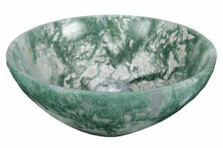 3" Polished Moss Agate Bowls