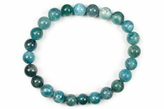 Blue Apatite Stone Bracelet - Elastic Band