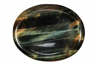 1.8" Polished Blue Tiger's Eye Worry Stone