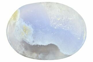 1.5" Polished Blue Lace Agate Worry Stone