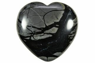 1.7" Polished Picasso Marble Hearts - Utah