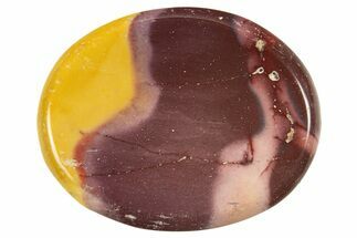 1.5" Polished Mookaite Jasper Worry Stone