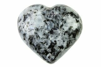 1.5" Polished Rainbow Moonstone Hearts 