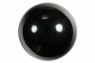 .9" Polished Black Obsidian Sphere