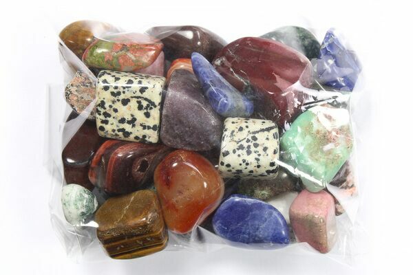 Natural Assorted Tumbled Stones 1lb