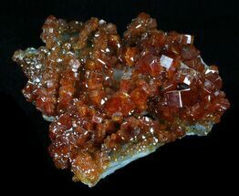 Shiny Red Vanadinite Crystals - Morocco #32331