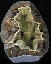 Crystal Filled Septarian Geode - Utah #33094