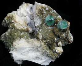 Green Fluorite, Muscovite & Feldspar - Erongo Mountains #31907
