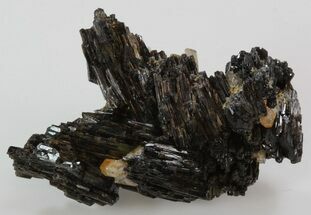 Goshenite on Black Tourmaline (Schorl) - Namibia #31866