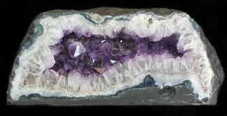 Amethyst & Calcite Geode From Brazil - lbs #34450