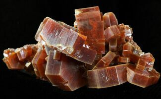 Large, Deep Red/Brown Vanadinite Crystals - Morocco #42197