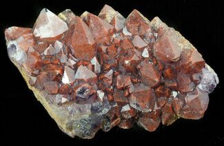 Thunder Bay Amethyst Cluster - Hematite Coated #46292