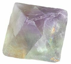 Fluorite Octahedron - Purple/Green/Yellow #48435