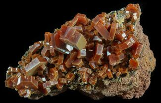 Large Vanadinite Crystals on Matrix - Morocco #51305