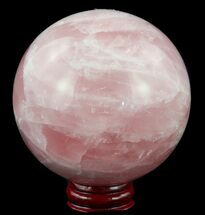 Polished Rose Quartz Sphere - Cyber Monday Special! #52384