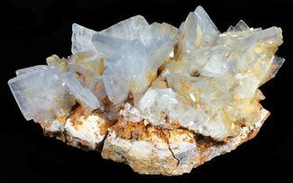 Tabular, Blue Barite Crystal Cluster - Spain #55214