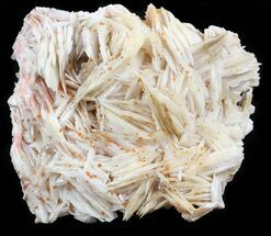 Tiny Vanadinite Crystals on Pink Barite - Morocco #57263