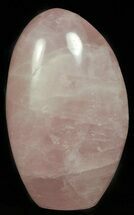 3.7" Polished Rose Quartz Freeform - Madagascar - Crystal #59738