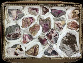 Roselite Crystals Wholesale Lot - Pieces #59943