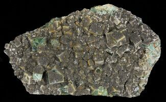 Quartz Encrusted Fluorite Cluster - Rogerley Mine #60371