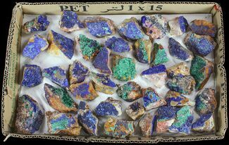 Sparkling, Drusy Azurite & Malachite Wholesale Lot - Pieces #61581