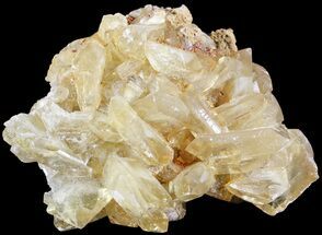 Gemmy, Chisel Tipped Barite Crystals - Dee Mine, Nevada #63362