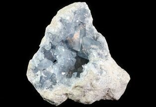 Celestine (Celestite) Crystal Geode - Madagascar #64828
