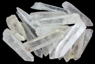 Clear Quartz Crystals (Wholesale Flat) - pounds #64727