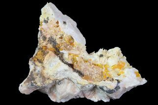 Wulfenite Crystals on Barite - Morocco #68214